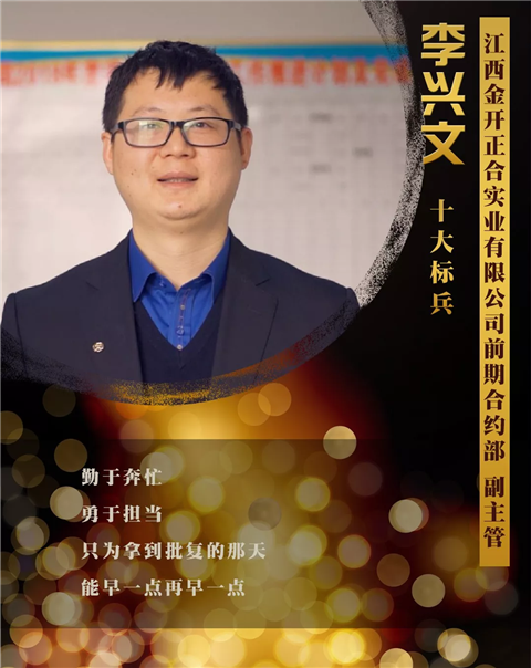 【你的奋斗&middot;终将伟大】2018年度十大标兵【李兴文篇】
